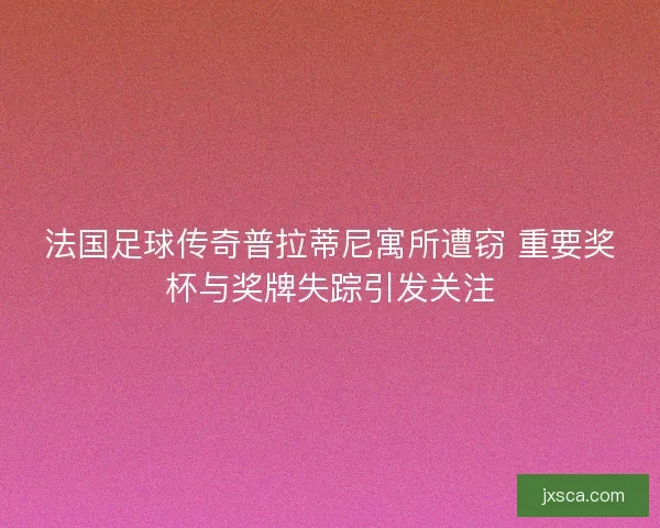 法国足球传奇普拉蒂尼寓所遭窃 重要奖杯与奖牌失踪引发关注